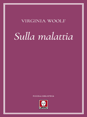 cover image of Sulla malattia